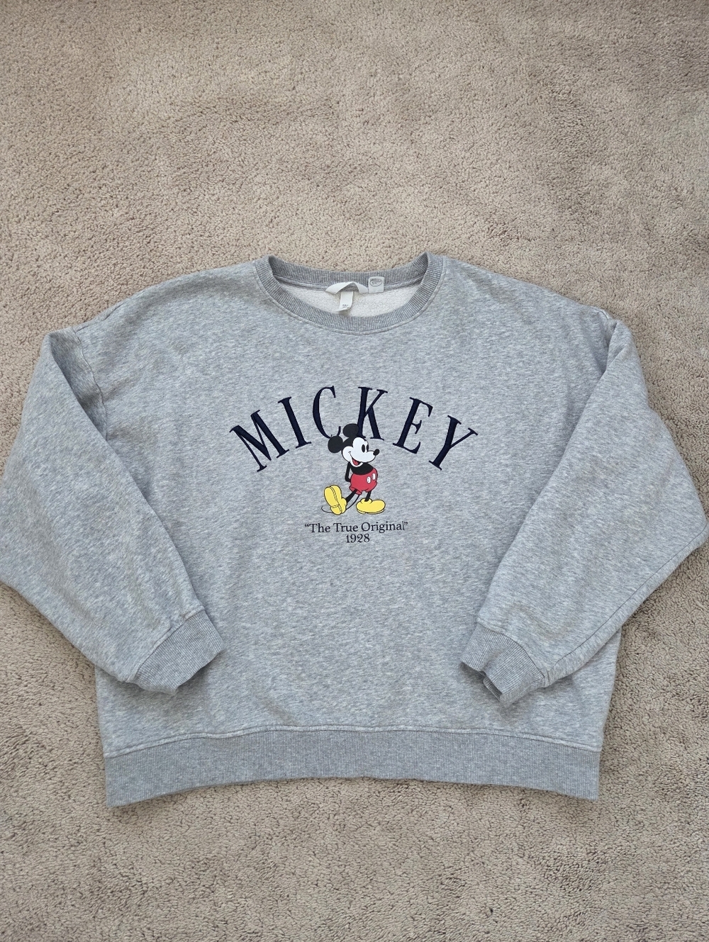 H&M Mickey Mouse Disney Crewneck Sweatshirt Size M - Picture 2 of 3